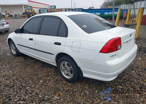 2005 Honda Civic Vp z USA, uszkodzony, nr VIN 1HGES16335L029622